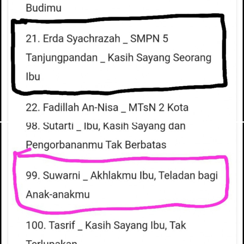 Berkah di Hari Ibu untuk Spenma