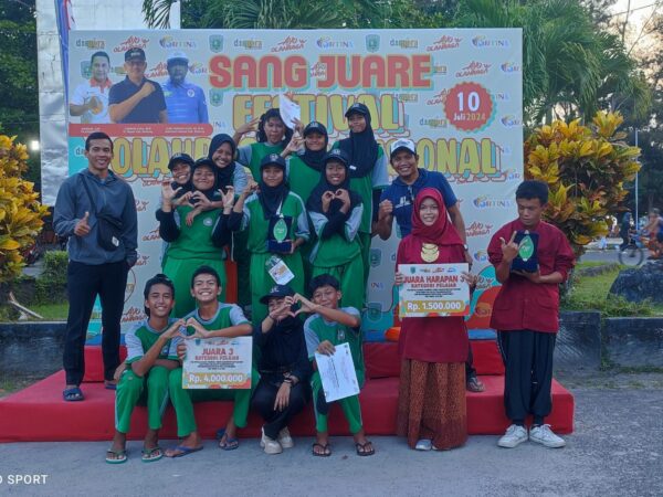 SMP NEGERI 5 TANJUNGPANDAN MERAIH JUARA PADA FESTIVAL OLAHRAGA TRADISONAL