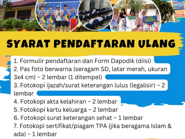 SYARAT PENDAFTARAN ULANG SPMB