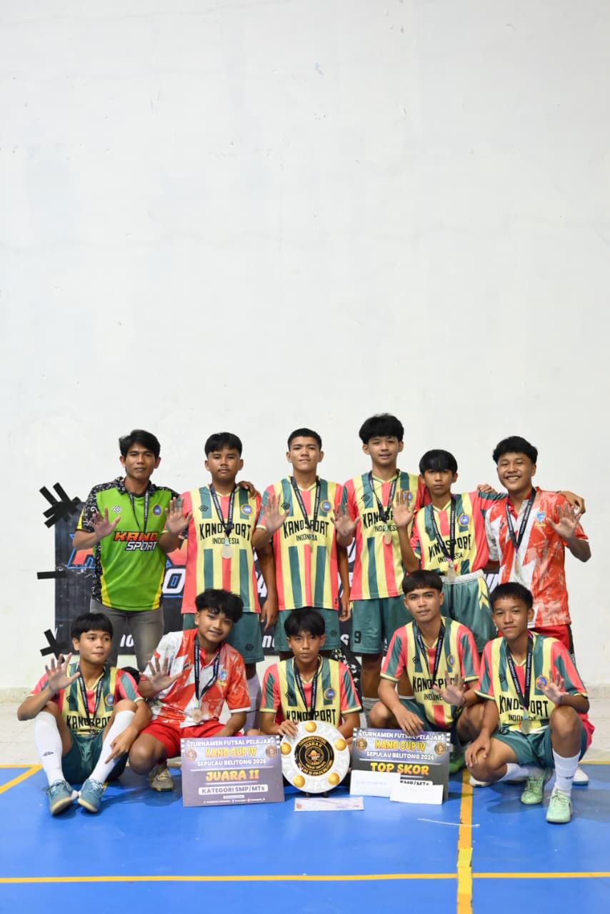 SMP Negeri 5 Tanjung Pandan Juara ke Dua Kano Cup 2026 SMP Negeri 5 Tanjung Pandan Juara ke Dua Kano Cup 2026